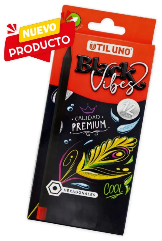 Lápices de colores Black Vibes