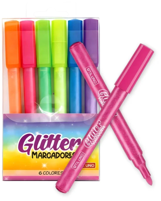 Marcadores Glitter