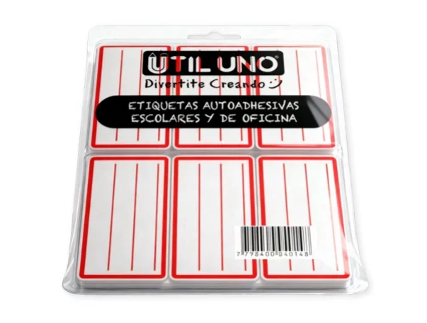Etiquetas autoadhesivas blancas