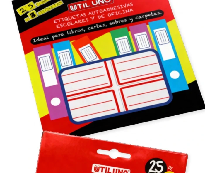 Etiquetas autoadhesivas de colores