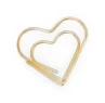 Clips con forma de corazón