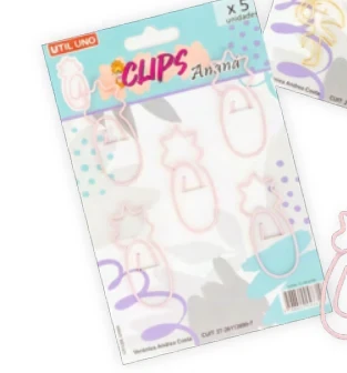Clips con forma de ananá